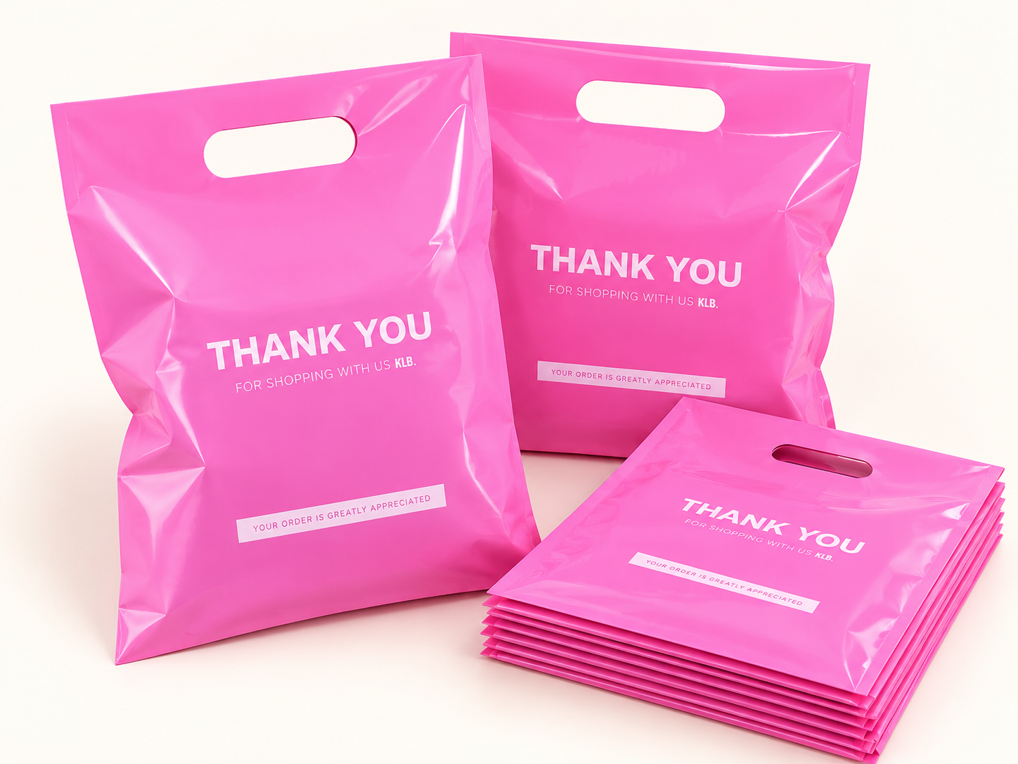 Custom printed plastic bags