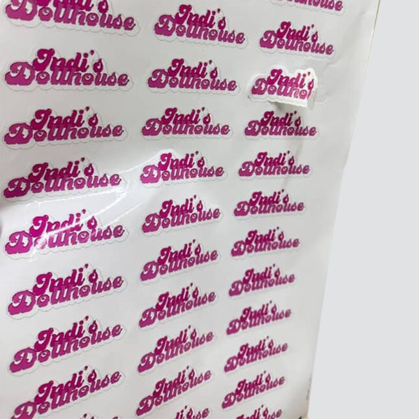 Personalized sealing label for gift packaging
