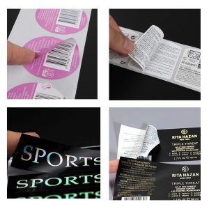 Custom printed sealing label for envelopes