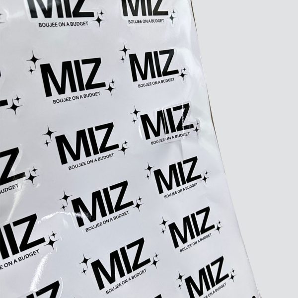 Printed sealing sticker for shipping packages
