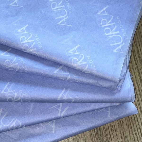 Custom decorative tissue paper for gift wrapping