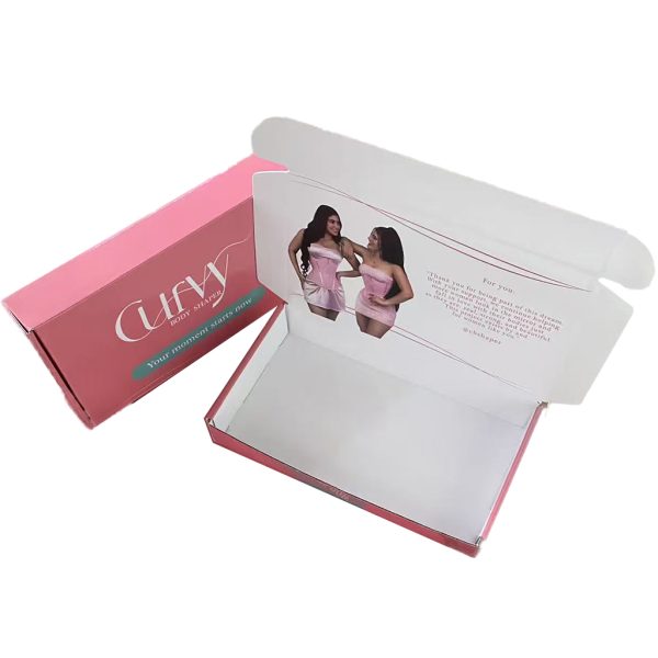 Custom foldable mailer box with double side printing