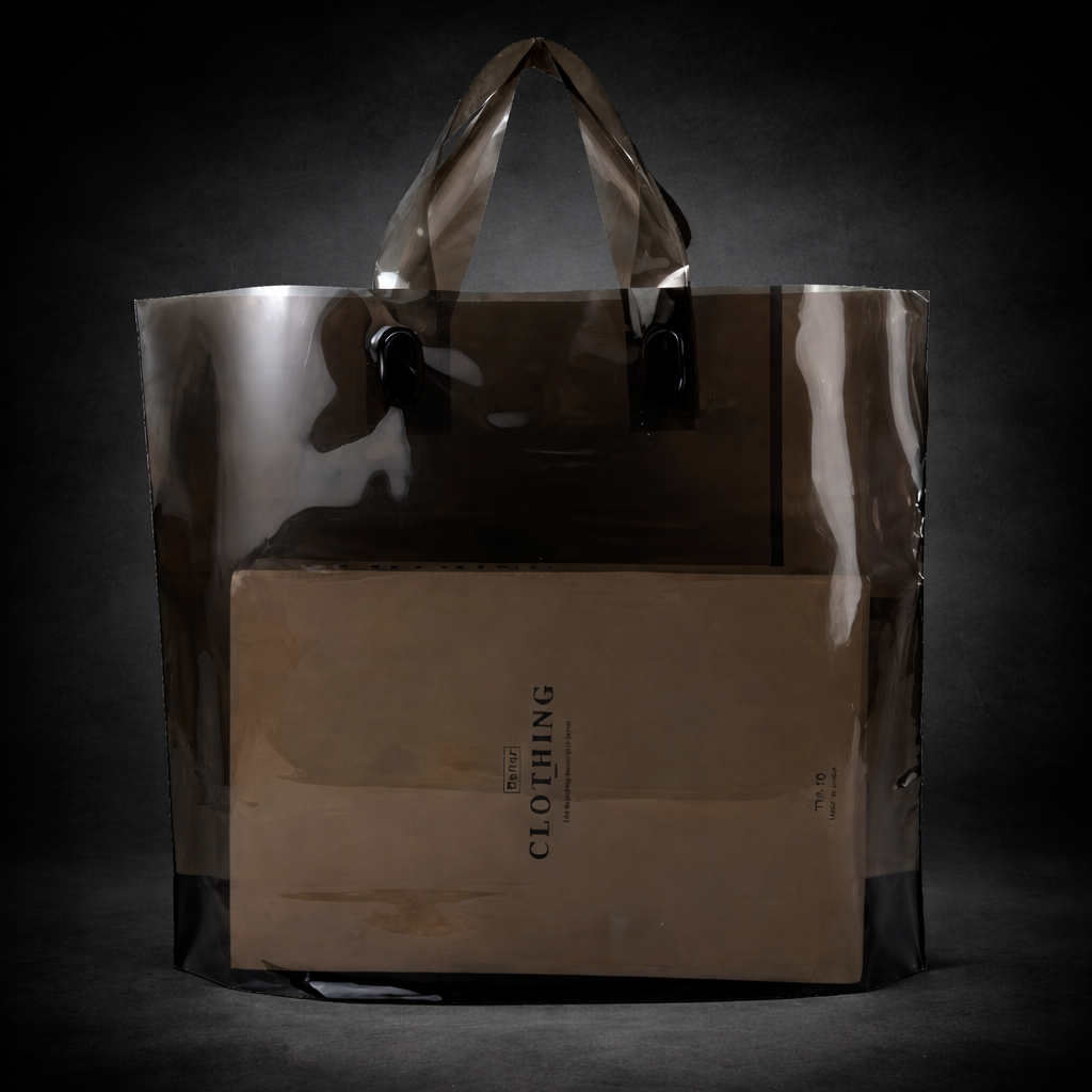 custom plastic shopping bags with logo for retail use